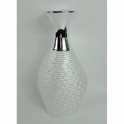 Vase ceramique gris fini stainless petit format